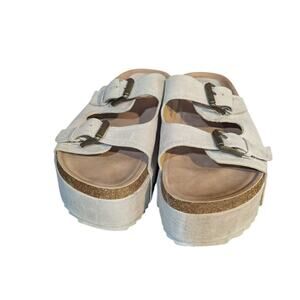 Just Fab Abbie Platform Slide Sandal size 7